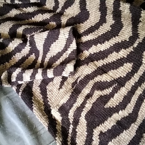 RALPH LAUREN ANIMAL PRINT KNIT WRAP CARDIGAN,SIZE LARGE - Picture 4 of 6